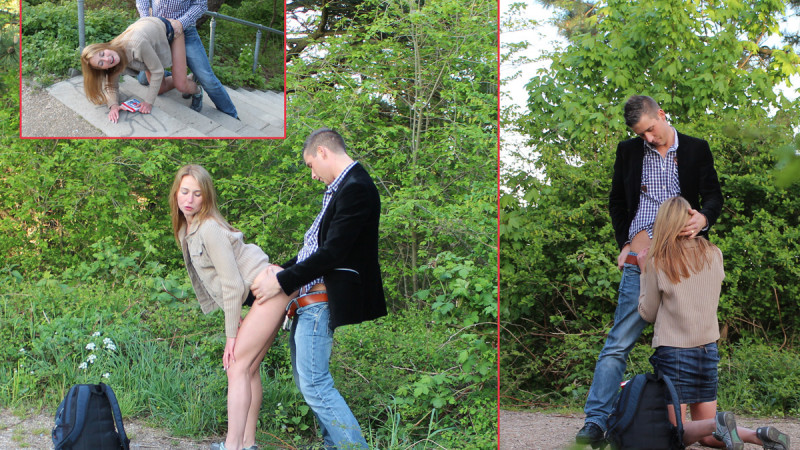 Horny OUTSIDE SEX in 2013. It was bound to happen sometime!