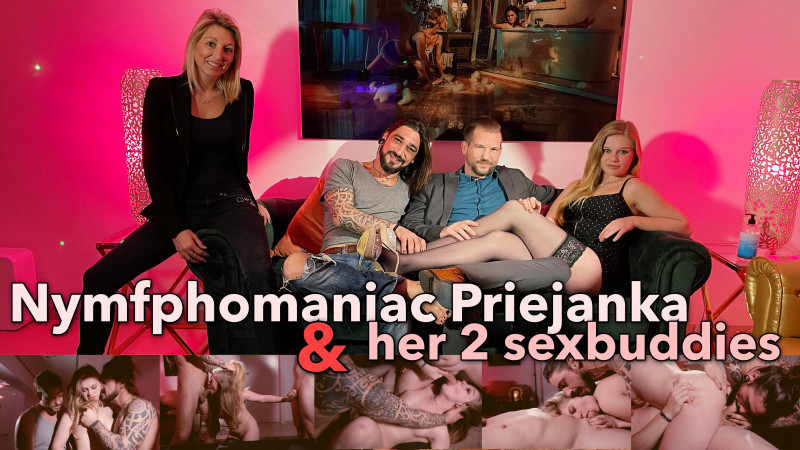 Nymphomaniac Priejanka and her 2 sexbuddies
