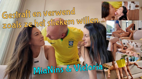 MiaNins and Victoria have been naughty ... and Pantera knows it
